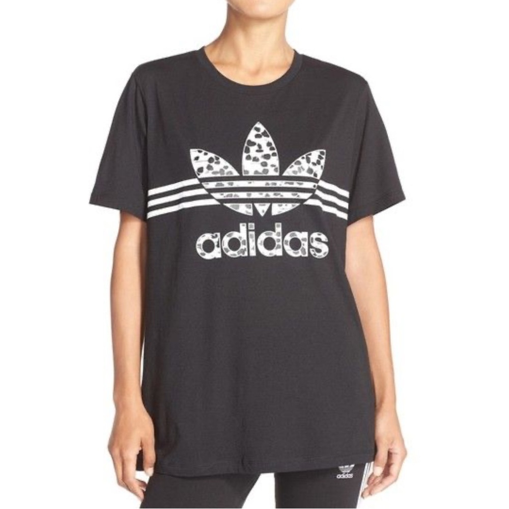 Adidas Black Graphic T-Shirt